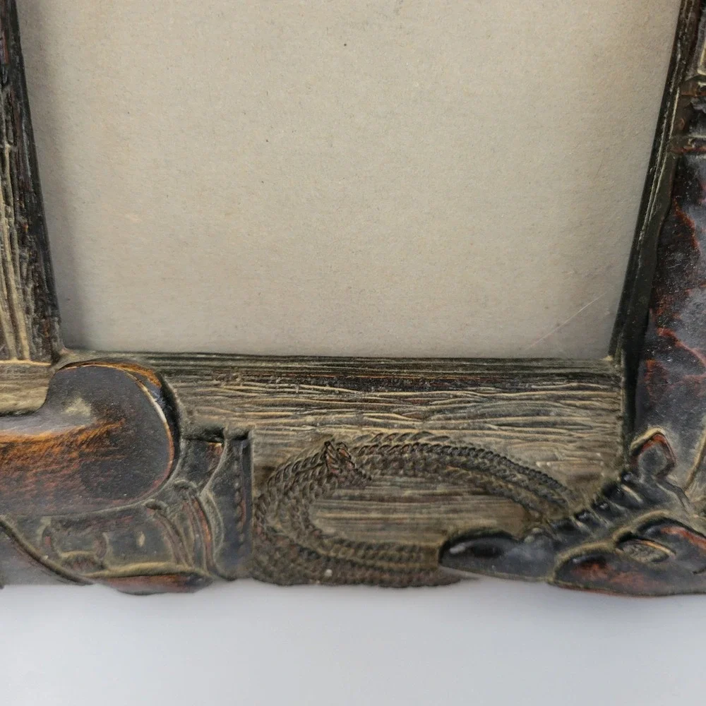 Rustic Cowboy Western Picture Frame Photo Holder Hat Boots Horseshoe Saddle Rope